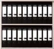 Lever Arch File A4/80 Executive, Compressor Bar - colored spine Red  - Obrázek